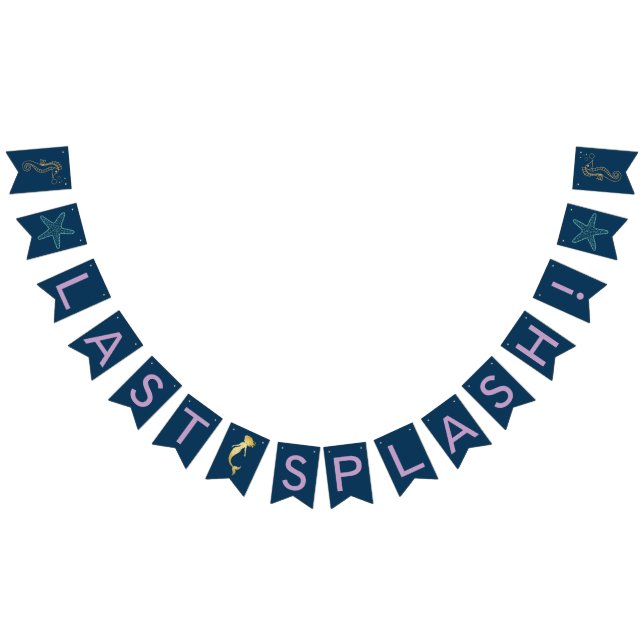 À Fanions Dernière bannière de Bachelorette de sirène (Tout)