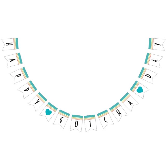 À Fanions Gotcha bannière heureuse de partie d'adoption de (Tout)