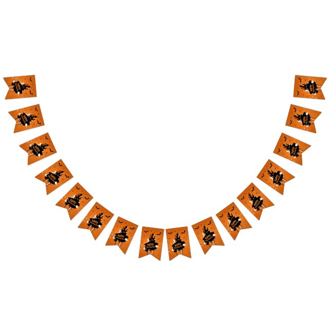 À Fanions Indicateurs de bannière d'Halloween (Tout)