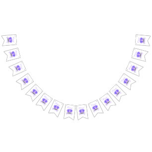 À Fanions Joyeux Anniversaire Bannière triangulaire jolie vi
