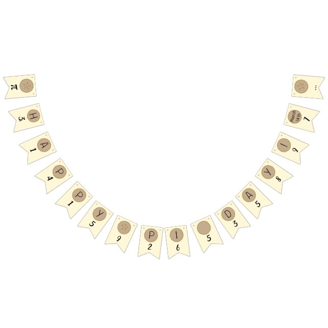 À Fanions Joyeux Jour du Pi ! Bannière des mathématiques de  (Tout)