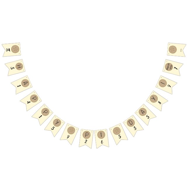 À Fanions Joyeux Jour du Pi ! Bannière des mathématiques de  (Tout)