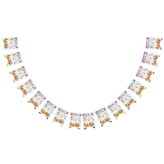 À Fanions Joyeux Noël Joyeux Anniversaire Bannière Bunting (Tout)