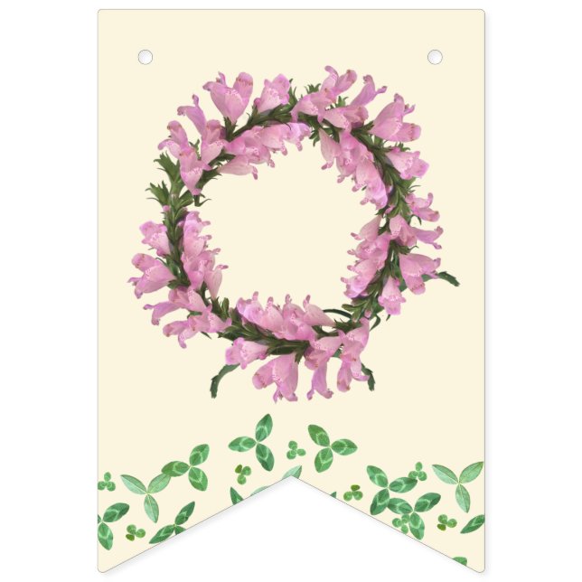 À Fanions L'amour est dans la bannière Bloom (Deuxième drapeau)