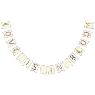 À Fanions L'amour est dans la bannière Bloom