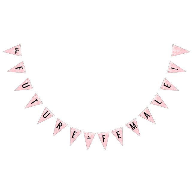 À Fanions L'avenir est bannière femelle d'étamine (Tout)