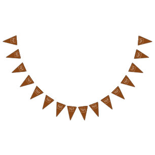 À Fanions Logo de l'entreprise sur la bannière de Bunting Tr