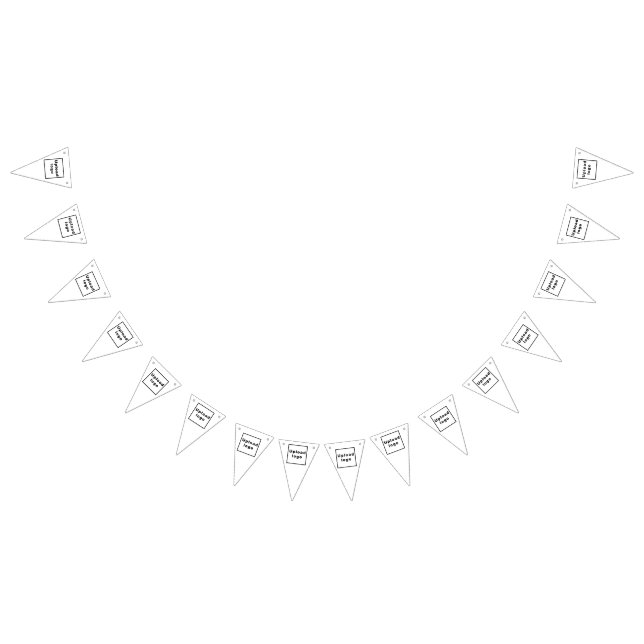 À Fanions Logo d'entreprise sur la bannière de Bunting Trian (Tout)