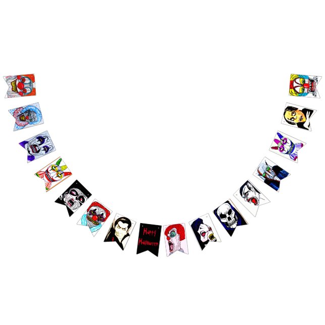 À Fanions MONSTRES HALLOWEEN SUR LA Bannière PARADE (Tout)