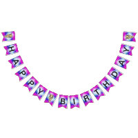 Motif de coeur Ostricht Bannière de Bunting Annive