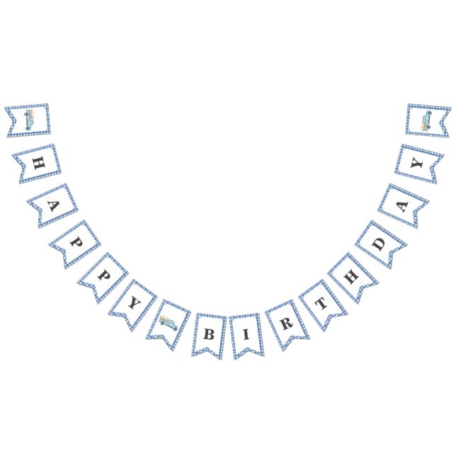 À Fanions Notre petit Citrouille / Bleu Truck Bannière d'ann (Tout)