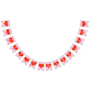 À Fanions Nous avons lié la bannière de Bunting Mariage de K