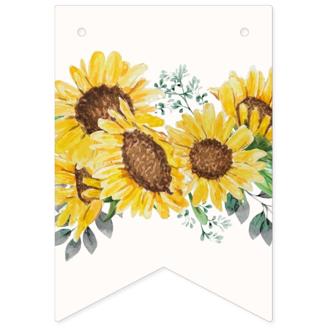 À Fanions tournesol, BANNIÈRE DE BUNNING fleurie (Seizième drapeau)