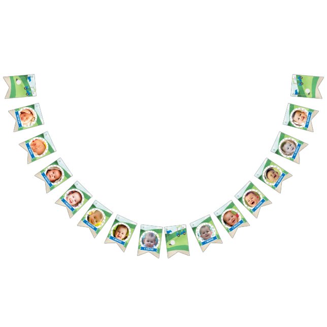 À Fanions Trou en un mois Bannière photo, Golf (Tout)