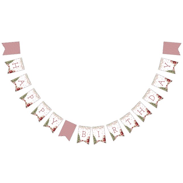 À Fanions Une bannière joyeux petit anniversaire (Tout)