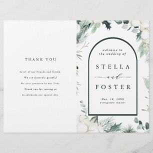 À feuillage persistant & Fleurs de coton Programme