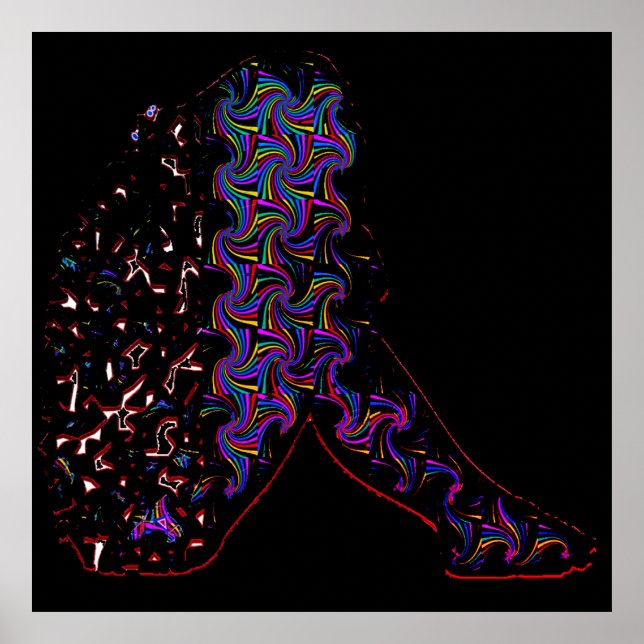 A Girl in Distress Wall Poster Art (Devant)