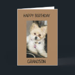 À GRANDSON POUR VOTRE ANNIVERSAIRE ! CARTE<br><div class="desc">MERCI DE VOUS ÊTRE ARRÊTÉS PAR UN DE MES HUIT MAGASINS ! ! ! !</div>