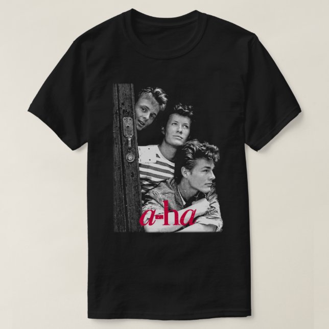 a-ha bande 80s rétro classique design de t-shirt C (Design devant)