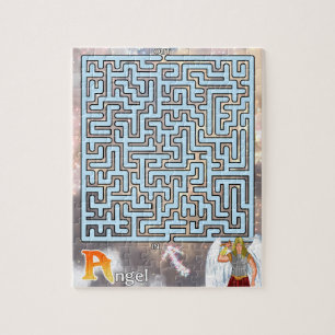 A is for Angel Maze Puzzle 