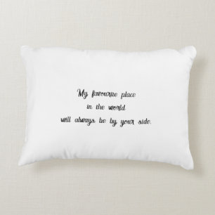 À jamais amoureux - Coussin de mariage pour la Sai