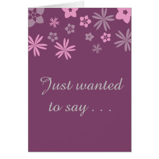 A juste voulu dire…. Je vous aime