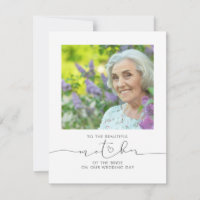 À La Belle Mère De La Mariée Mariage Photo