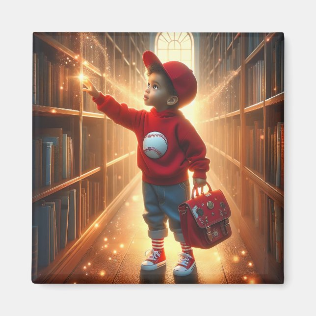 À la bibliothèque - Red Magnet (Devant)