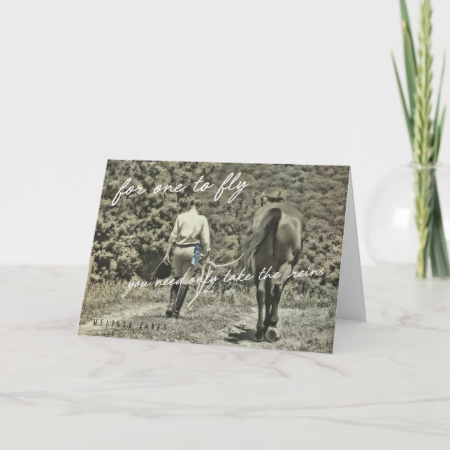 À LA Carte de voeux SHOW (Devant)