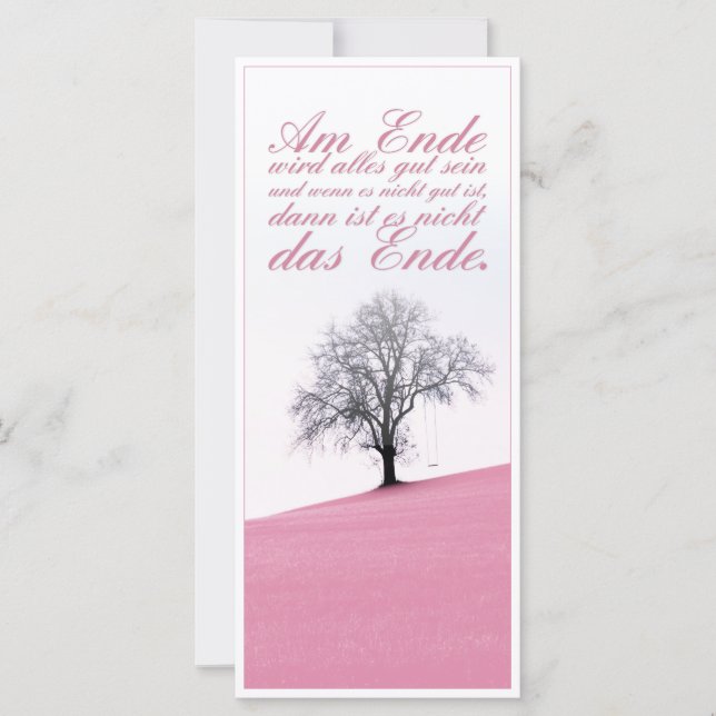 À la fin, tout ira bien (Devant)
