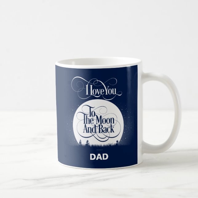À La Lune Et À La Mug De Café Dos (Droite)