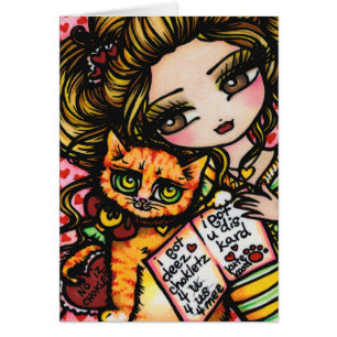 À LA MAMAN de l'art comique mignon de CAT par