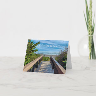 À La Pensée De Plage De Votre Carte