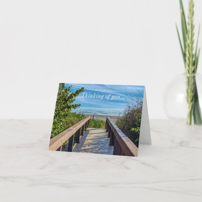 À La Pensée De Plage De Votre Carte (Devant)