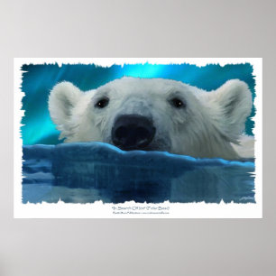 A LA RECHERCHE DE GLACE ~ Poster d'art