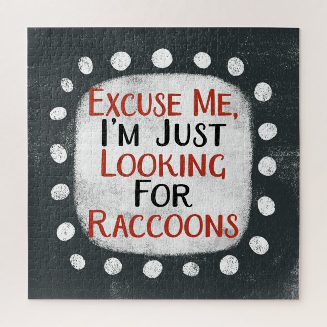 À La Recherche De Raccoons Jigsaw Puzzle (Vertical)