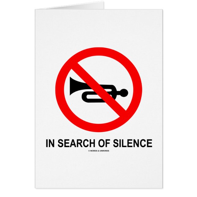 À la recherche du silence (Signage) (Devant)