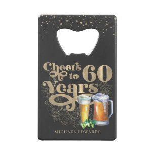 À la santé de 60 Ans Bouteille Vintage Personnal