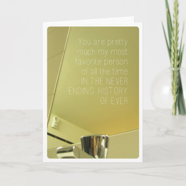 À l'amour le plus doux de toute carte d'amitié (Devant)