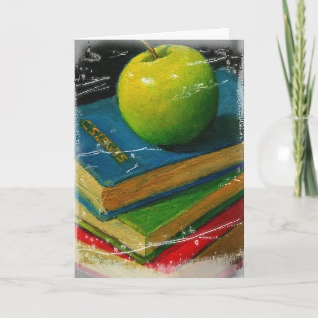 À L'ENSEIGNANT AVEC CARTE DE REMERCIEMENT (Devant)