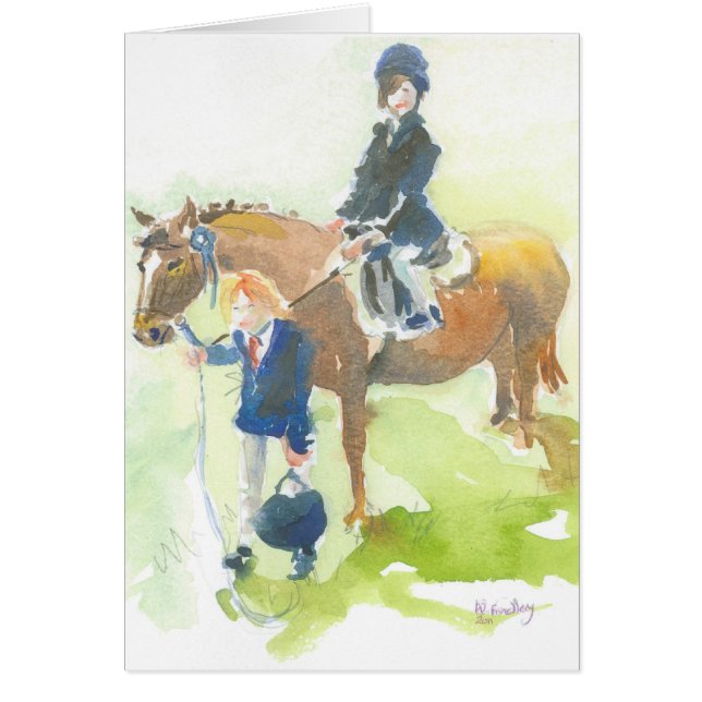 À l'exposition de poney (Devant)