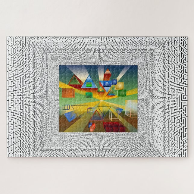 À l'intérieur de la boîte Jigsaw Puzzle (Horizontal)