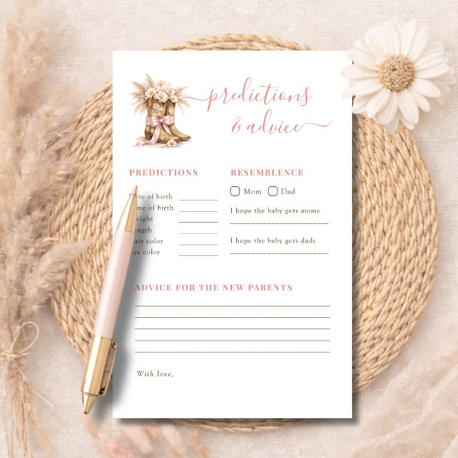 A Little Cowgirl Shower Game Predictions & Advice (Créateur téléchargé)