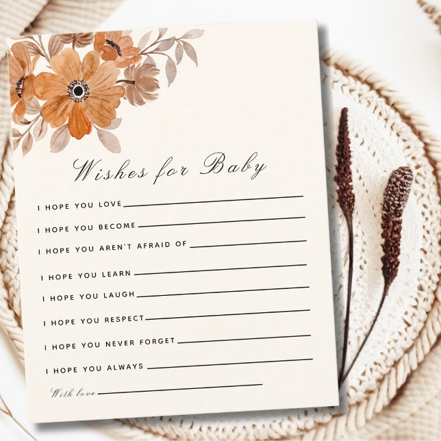 A Little Wildflower is on The Way Girl Baby Shower (Créateur téléchargé)