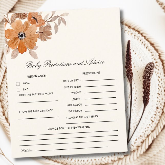 A Little Wildflower is on The Way Girl Baby Shower (Créateur téléchargé)