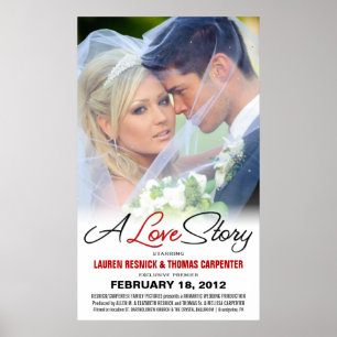 A Love Story - Poster photo Mariage
