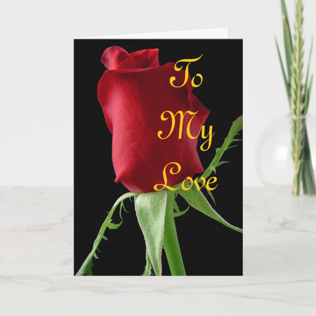 À ma carte d'amour (Devant)