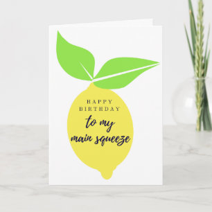 À ma carte d'anniversaire principale Squeeze