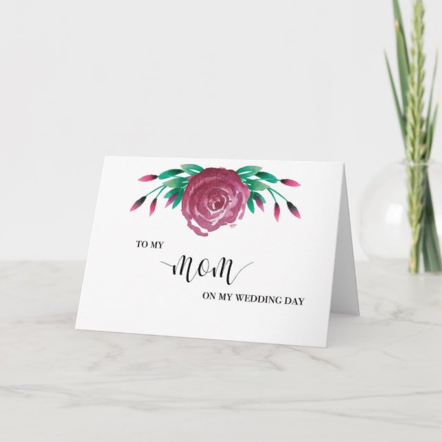 À ma carte de jour de mariage (Devant)