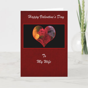 À ma femme Carte de voeux pour la Saint-Valentin